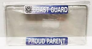 US Coast Guard License Plate Covers - Proud Parent