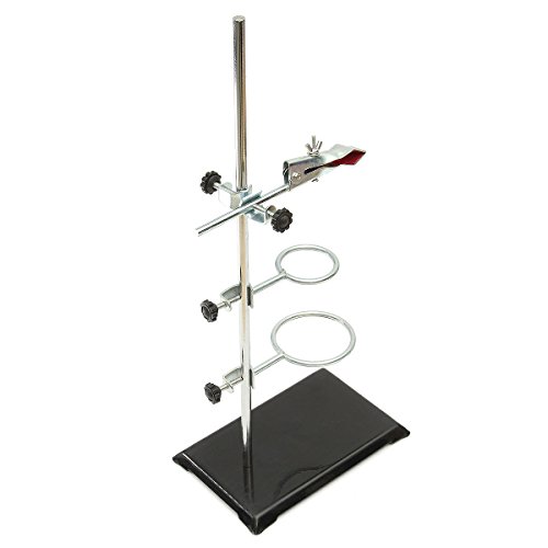 HB Lab Retort Stand,19.6inch Flask Clamp Stands Condenser Support