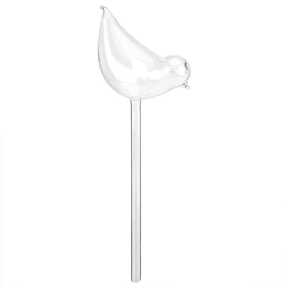 House Plants Flowers Automatic Self Watering Devices Clear Glass Water Feeder Bird Shape for Outdoor Indoor Flower or Vegetables