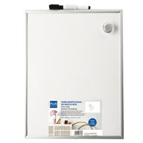 Plus Office Whiteboard Model White Board MK Magnet.350X280 Alum