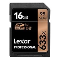 Lexar Professional 633x 16GB SDHC UHS-I/U1 Card with Image Rescue 5 Software - LSD16GCB1NL633