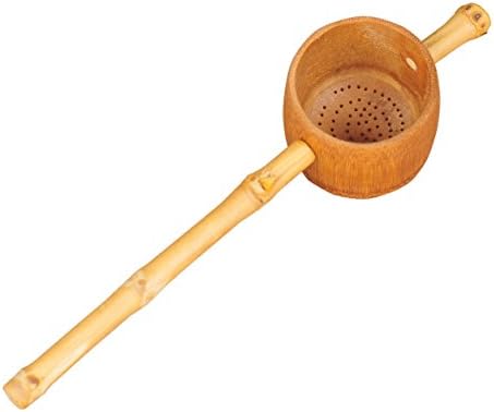 Xiazhi Natural Moso Bamboo Tea Strainer Infuser Filter for Loose Leaf Tea Cups, Mugs, and Pots