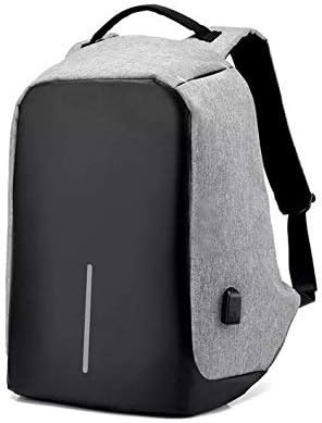 Teconica Casual USB Charging Laptop Bagpack | Water-Resistant | Hidden Zipper for Travel/Office/Men/Women Bag (Random Colour)