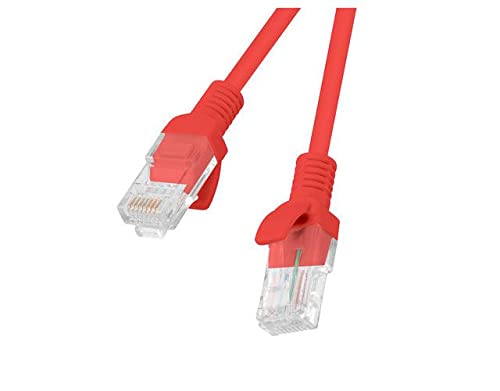 lanberg PCU5/10cc/0025/R Cat. 5e UTP Network Cable 0.25 m red