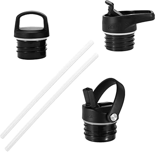 IRON °FLASK Sports Water Bottle 64 oz, Lids (Straw Lid) Leak