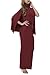 LaSuiveur Women's Elegant Party Bodycon Turtle Neck Evening Poncho Long Dress