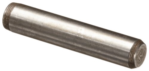 416 Stainless Steel Dowel Pin, Plain Finish, Meets MS16555, 1/8