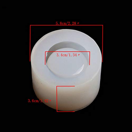 HAPYLY 3D Handmade Silicone Candle Soap Bottle Mold Succulent Planter Flower Pot Silicone Mold DIY Ashtray Candle Holder Mould - Thumbnail 3