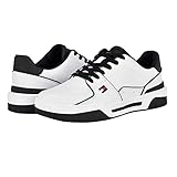 Tommy Hilfiger Mens Ville Sneaker White/Black 13M