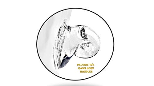 “The Manhattan” Style Wine and Champagne Chiller Bucket (1.5 L) - Lead-Free Crystal Elegantly Handcrafted w/Handles - Hand Blown Fine Polish Crystal - for Parties, Weddings, and Engagements