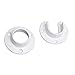 Closet Pro HD CD-0010-WT Heavy Duty Closet Pole Sockets, White