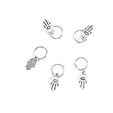 5pcs/Set Leaf Star Hair Braids Decoration Accessory For Girls,silver hand