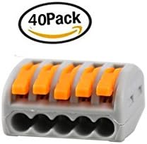222-415 5 Conductor Compact Connectors 40PCS by SEXOX