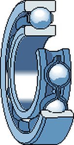 SKF Radial Deep Groove Ball Bearing, 40.000 ID, Insulated