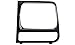 Evan-Fischer EVA18972012137 Headlight Door for Jeep Cherokee 97-01 RH Se/Sport Models Right Side Replaces Partslink# CH2513157