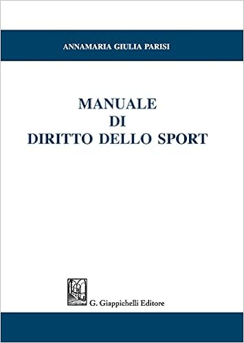 Manuale di diritto dello sport Manuale di diritto dello sport