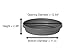 Bloem Terra Pot Round Drain Saucer: 14