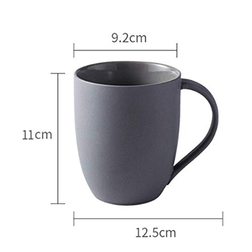 XYSQWZ Getränkebecher Retro Keramikbecher Literarisches Jugendbüro Trinkbecher Kreative Milchbecher Kaffeetassen… – Bild 3