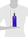 Couronne Co. Olive Branch Recycled Glass Oil or Vinegar Bottle with Pour Spout, B6541P15, 11 Inch Tall, 16.1 Ounce, Cobalt Blue