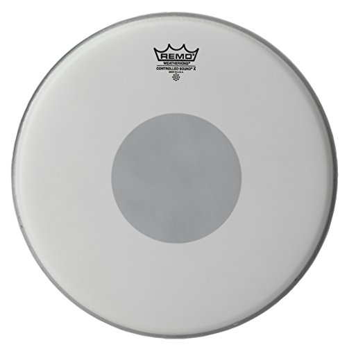 Remo Drumhead Controlled Sound X White Coated Black Dot on Underside - 10 - CX-0110-10