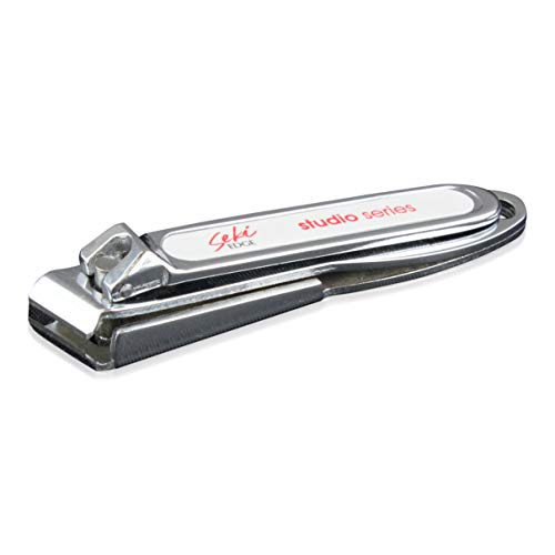 Seki Edge Ingrown Nail Clipper (SS-104) - Ingrown Toenail Tool has Slanted Straight Edge Cutter, Nail Catcher, and Nail File - Thumbnail 3