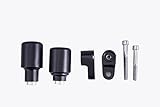 Radracing Frame Sliders Crash Protectors Kit for CBR600RR PC40 2007 2008 Delrin Black