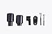 Radracing Frame Sliders Crash Protectors Kit for Honda CBR600RR PC40 2007 2008 Delrin Black