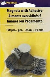Bulk Buy: Magnum Magnetics ProMag Round Magnets .75' 100/Pkg (3-Pack)