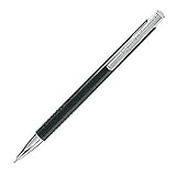 Foray(R) Tungsten Carbide Retractable Ballpoint Pens, 0.7 Mm, Fine Point, Black Barrel, Black Ink, Pack Of 12
