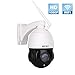 (Upgrade Version) SV3C 1080P PTZ Security Camera Outdoor, Pan Tilt with 18X Zoom, WiFi Wireless IP Dome Surveillance CCTV Camera, 196ft IR Night Vision with Audio, IP66 Waterproof, Built-in Sd Slot