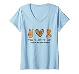 Womens Peace Love Cure Basal Cell Skin Cancer