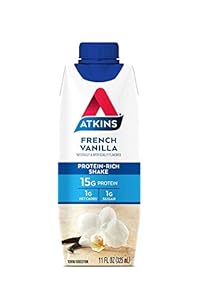 Image of Atkins Ready to Drink Shake, French Vanilla, Gluten Free,12 Count