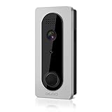 Wifi Video Doorbell, DIGOO SB-XYA 5 in 1 Ring Video Doorbell with Pir Motion Detection, HD 1080P Camera Image, Night Vision, Two-Way Talk, Phone Ring, Cloud Service Available, App Control