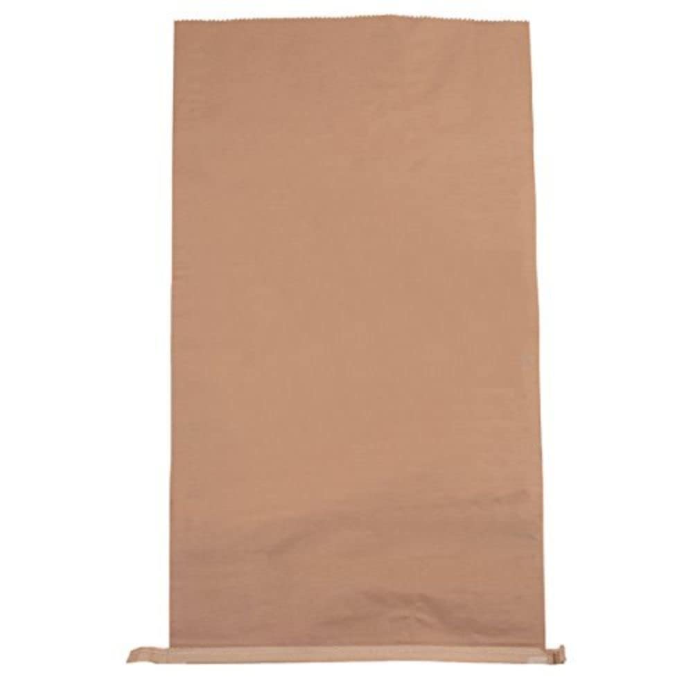 EAST RIDING SACK 50 Pack Plain Paper Waste Sack, 66L, Brown