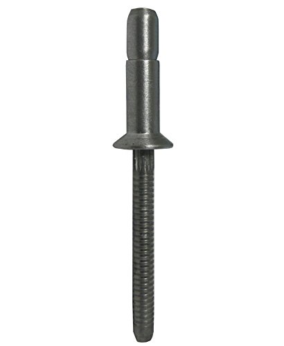 1/4" Dia. All Steel Interlock HIGH Strength Rivet, COUNTERSUNK Head, with A .170 - .475 Grip Range (Pack of 25 Pieces) SSCI-08-08