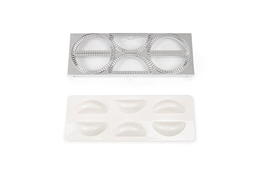 Fox Run 56774 Pierogi Maker, Aluminum, 6-Cup