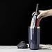 Reduce Wine Cooler Set - Stainless Steel Wine Bottle Cooler Set with 2 12oz Insulated Wine Tumblers - Keep Wine at the Perfect Temperature, No Ice Required, Fits Most Wine Bottles - Denim