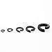 Generic Oxide M2 to M6 Spring Washer & Washer Assortment Kit with Plastic Box Black by Worldcom Generic