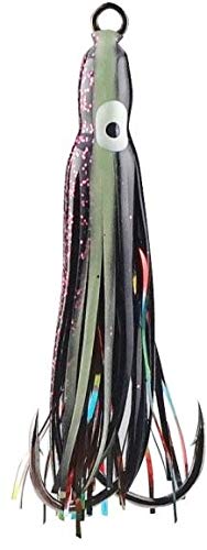 フジワラ(FUJIWARA) Real Ovation アキアジ ウキルアー タコベー 勝タコ 2本針 2寸 (ブラックグローパープルラメ)の商品画像