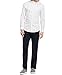 Calvin Klein Men's Slim Fit Solid Long Sleeve Non-Iron Button Down Shirt, White, Medium