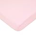 American Baby Company 100% Natural Cotton Percale Fitted Portable/Mini Crib Sheet, Pink, Soft Breathable, for Girls