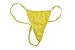Flirtzy Mini Micro Lycra Y Back G-String Thong with Breakaway Clasps, S/M, 7 Pack