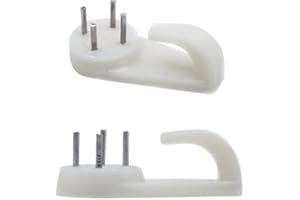 HI LOHAS Concrete Wall Hooks，25pcs Invisible Nail Hangers, No Damage Picture Hanger ， Powerful Concrete Hard Drywall Picture Hooks Non-Trace Hanging for Picture Photo Frame Clock Hangers (M)