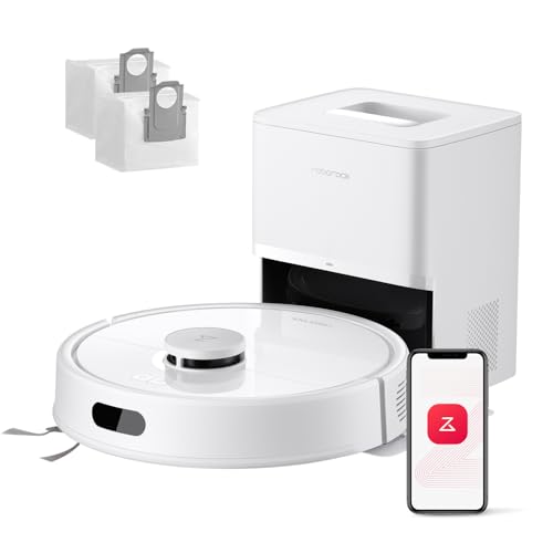 roborock Q7 L5+ Set Saugroboter mit Automatischer Staubentleerung, Dual Anti-Tangle System, 8.000 Pa Saugkraft, Elektronischer Wassertank, LiDAR-Navig