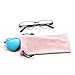 Pink Sunglasses Case Pouch Soft -3 Pack Eyeglasses Sleeve for Women Eyewear Storage Bag Microfiber