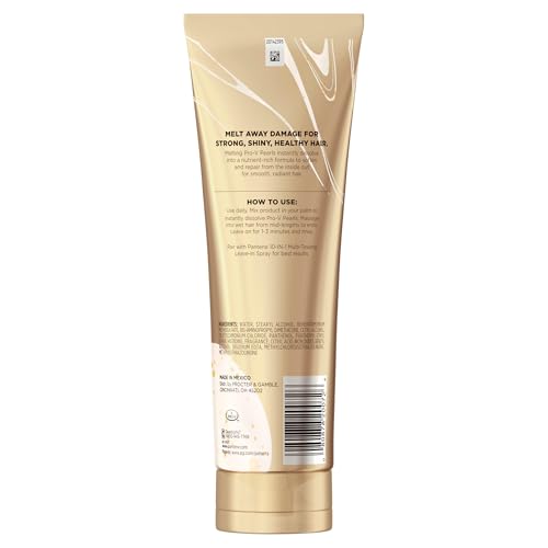 PANTENE MIRACLE RESCUE DEEP CONDITIONER – MELTING PRO-V PEARLS FOR DRY, DAMAGED OR COLOR-TREATED HAIR, SOFTENS AND REPAIRS, 8.0 OZ