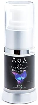 Akila Anti Oxidant Eye Cream – Eye Treatment for Under Eye Wrinkles, Dark Circles and Puffy Eyes. Uses Matrixyl 3000, Amino Acids and Tripeptide-5 and Vitamin C. - .5oz