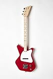 Loog Pro Electric Guitar, Children, Teens, Beginners, (Red)