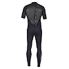Xcel-2mm-Axis-OS-Short-Sleeve-Fullsuit-Wetsuit-All-Black-with-Silver-Ash-Logos