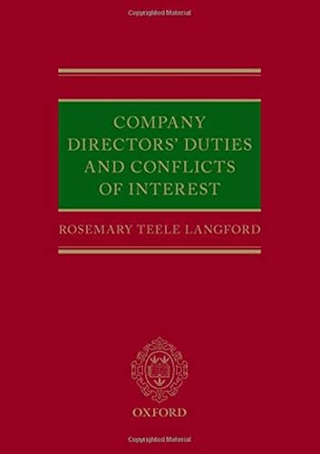 Download Company Directors' Duties and Conflicts of Interest PDF
